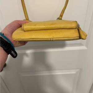Yellow Leather Women's Bag